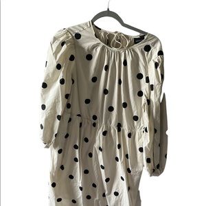 Who What Wear polka dot dress